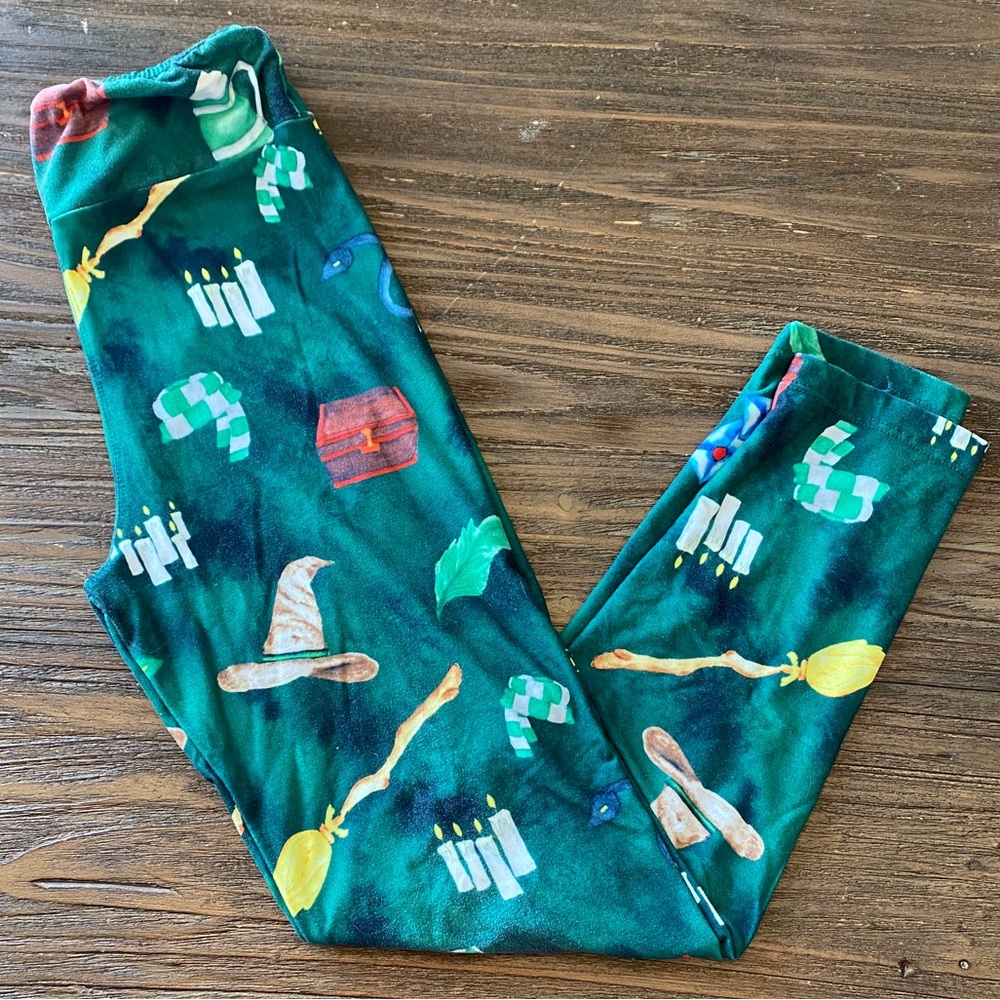 FabuLegs Tween HP Slytherin leggings